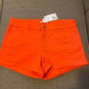 H&M cute Orange Shorts